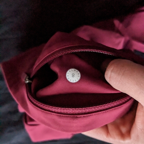 Maroon Lululemon Capri leggings - Picture 3 of 3